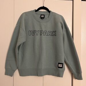 IVY PARK Turquoise Crewneck Sweatshirt